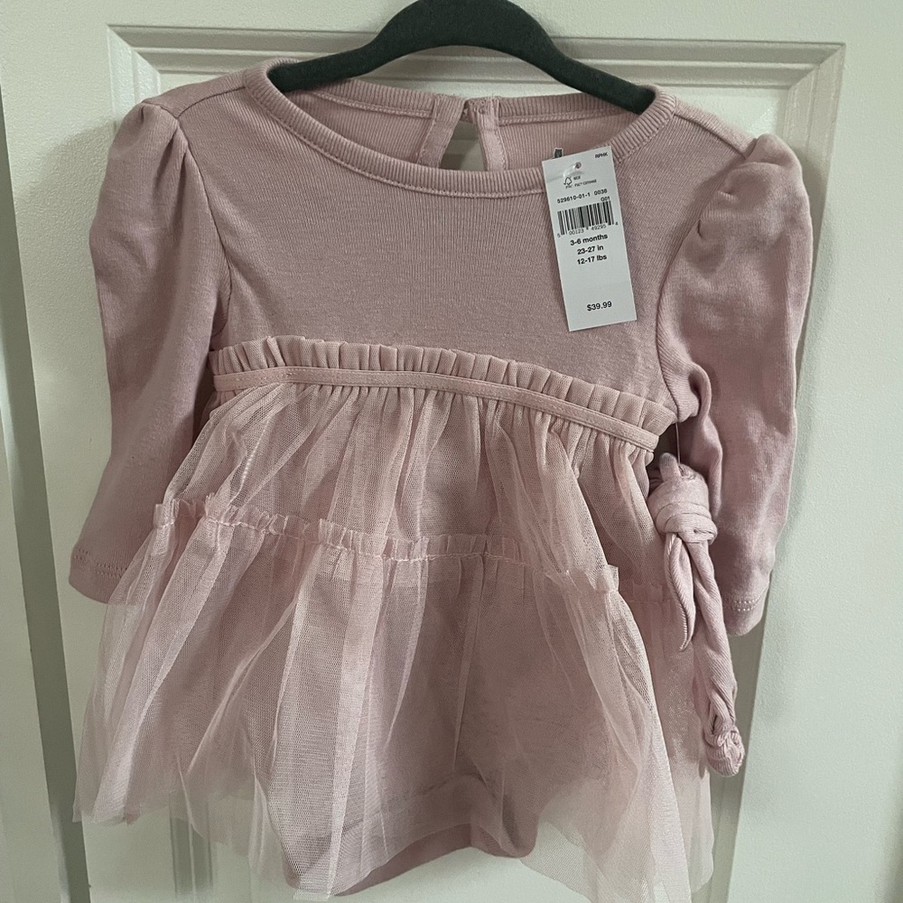 Baby Gap Pink Tulle Baby Girl Dress